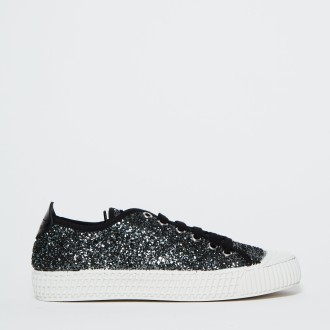 <p>Sneakers in glitter color ardesia</p>