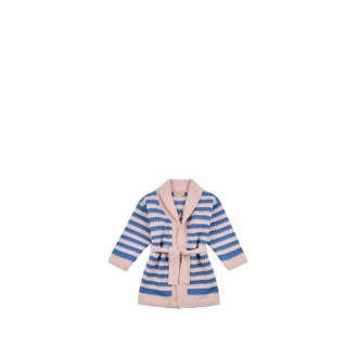 CARDIGAN IN LANA A RIGHE