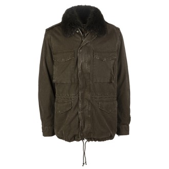GIOVI Parka uomo verde militare