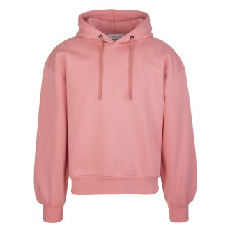 THE FUTURE Felpa Oversize Con Cappuccio Rosa