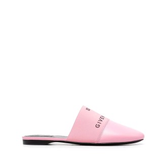 GIVENCHY Mule Piatte 4G In Pelle Rosa Donna