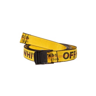 OFF-WHITE Cintura Industrial 2.0 Gialla e Nera Uomo
