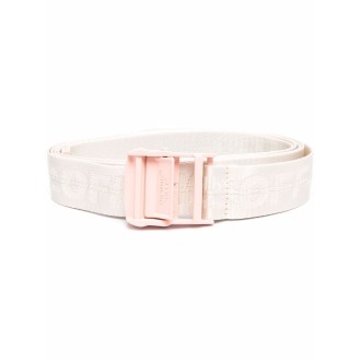 OFF-WHITE Cintura Industriale Classica H35 Bianca e Rosa - Donna