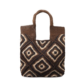 MADE FOR A WOMAN Borsa Kifafa Vakona Marrone