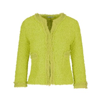 CHARLOTT Giacca Aderente Verde Acido Donna