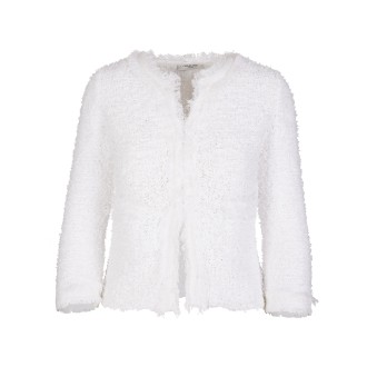 CHARLOTT Giacca Aderente Bianca Donna