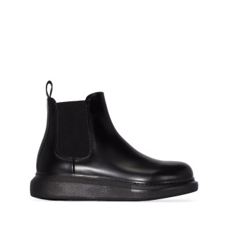 ALEXANDER MCQUEEN Stivaletto Chelsea Hybrid Nero Donna