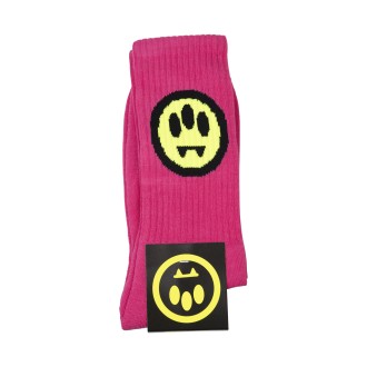 BARROW Calzini Unisex Fragola Con Logo Intarsiato