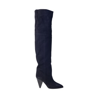 ISABEL MARANT Stivale Riria In Pelle Scamosciata Nera