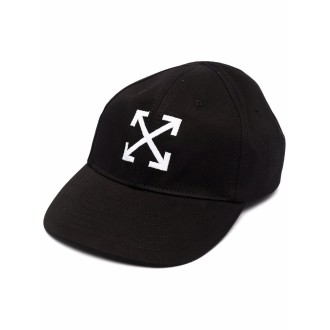 OFF-WHITE Cappello Da Baseball Arrows In Cotone Nero Uomo
