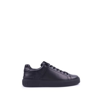 SNEAKERS B-COURT NERE IN PELLE LISCIAenbsp;