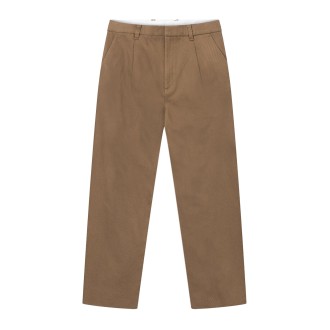 Pantalone Aaren Marrone in Cotone