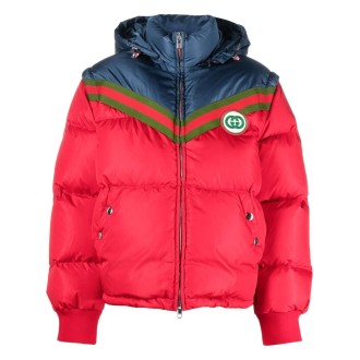 Gucci Nylon With Feathers Bomber Jacket