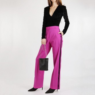 Mud Color Faux Leather Pants Shopenauer