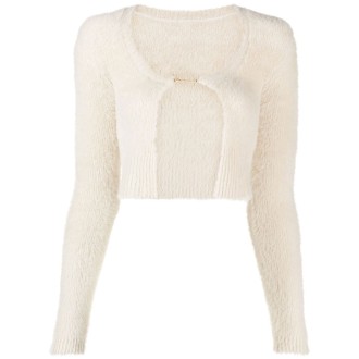 JACQUEMUS cardigan beige 