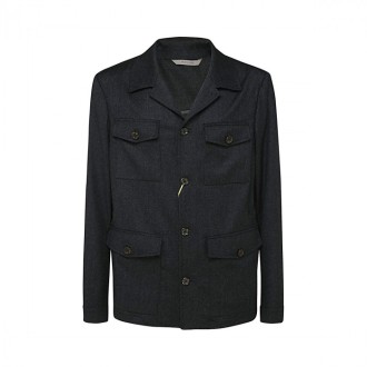 Canali - Grey Wool Casual Jacket