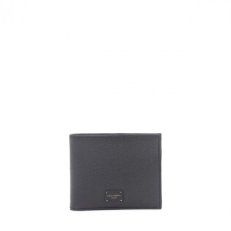 Dolce & Gabbana - Balck Leather Wallet