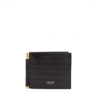Tom Ford - Brown Leather T Line Wallet