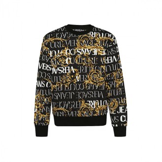 Versace Jeans Couture - Black Cotton Sweatshirt