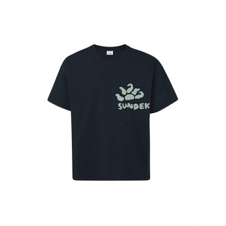 Sundek - Dark Navy Cotton T-shirt