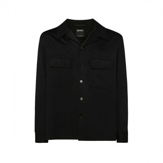 Zegna - Black Cashmere Shirt