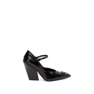 Prada Brushed Leather Pumps
