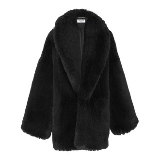 Saint Laurent Faux Fur Coat