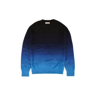 Maglione girocollo Nuanced Nero e Blu