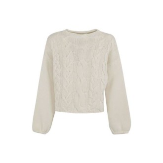 MAGLIA CROPPED TRECCE 