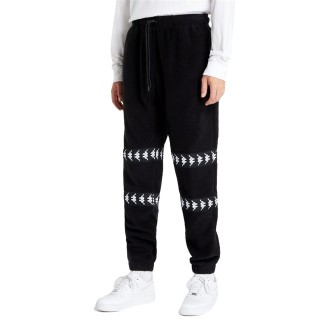 Kappa Pantaloni Tuta Uomo Black - White