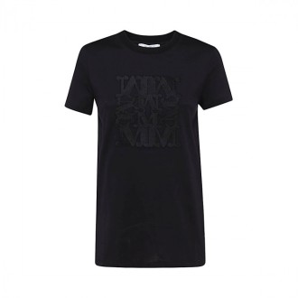 Max Mara - Black Cotton Long T-shirt