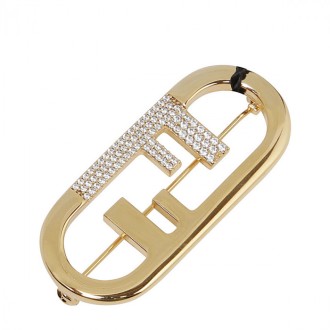 Fendi - O'lock Brooch