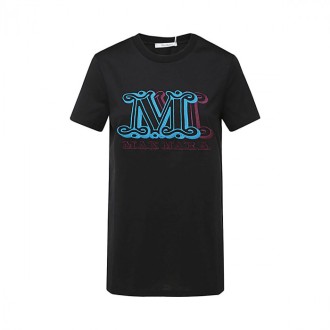 Max Mara - Black Cotton T-shirt