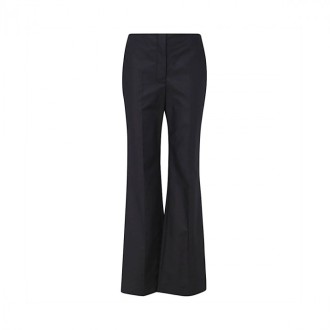 The Row - Black Cotton Trousers