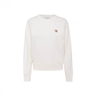 Maison Kitsune - Ecru Cotton Sweatshirt