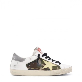 Golden Goose - White Leather Super Star Sneakers