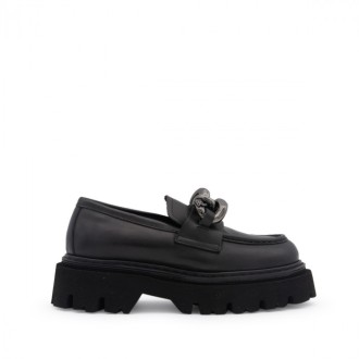 Casadei - Black Leather Loafers