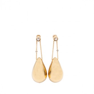 Lanvin - Gold-tone Brass Earrings