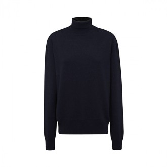The Row - Dark Navy Cashmere Knitwear