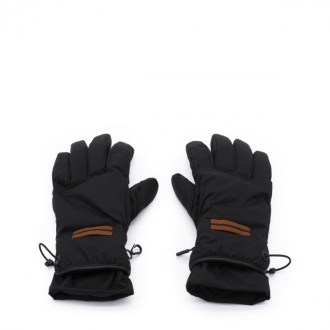 Zegna - Black Leather Blend Snowgloves