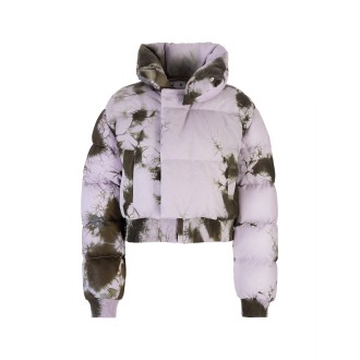 OFF-WHITE Piumino Tie Dye Arrow Lilla Donna