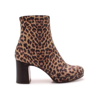 Chie Mihara 'Hilagro' Leo Print Ankle Boots 41