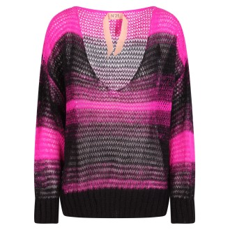 N.21 Large Knitting Mohair Sweater M