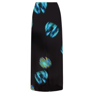 Nina Ricci Abstract Fantasy Long Skirt 42