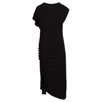 Paco Rabanne Asymmetrical Midi Dress 40