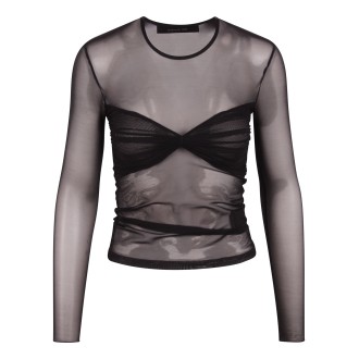 Federica Tosi Semi-Transparent T-Shirt 42