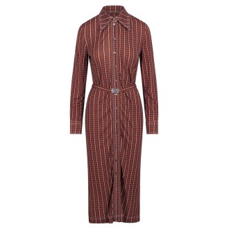 Tory Burch Long Shirt Viscose Dress 6