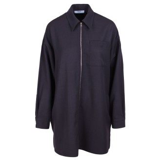 Prada Oversized Virgin Wool Shirt 44