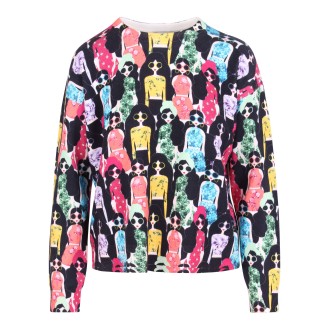 Alice Olivia 'Glesson' Crewneck Cotton Sweater S
