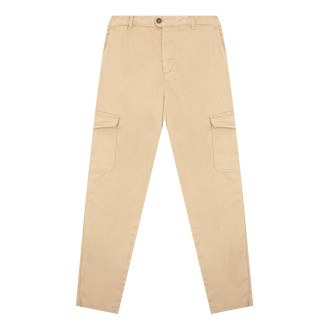 Pantalone Cargo Buxton Beige in Cotone